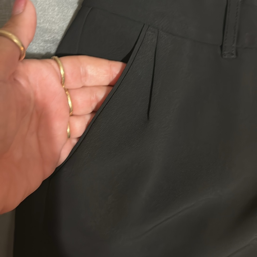 White House Black Market High Waist Black Shorts - Picture 3 of 6